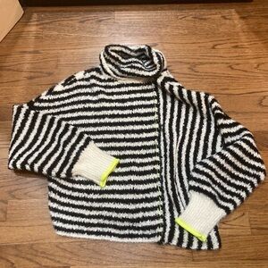 Anthro stripped cozy sweater